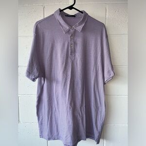 Mark Striped Cotton men bundle 3 Polo XL purple and blue pink short sleeves